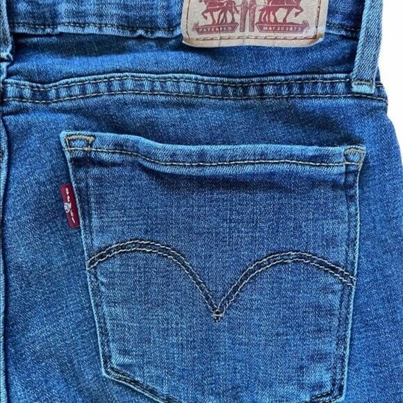 Levis 711 Skinny Denim Jeans Mid Wash Size 27 - Picture 3 of 4